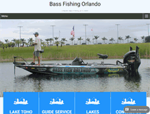 Tablet Screenshot of bassfishingorlando.com